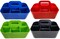 Enjoy Organizer 4 Pack Small Stackable and Portable Simple 6-Compartment Art Caddy - Made In USA